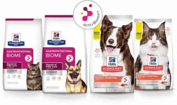 Embalagem da ração Hill's Pet Science Diet Active Biome