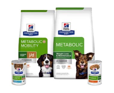 Prescription Diet Metabolic e Metabolic+Mobility