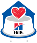 Logotipo do abrigo de alimentos e amor da Hill