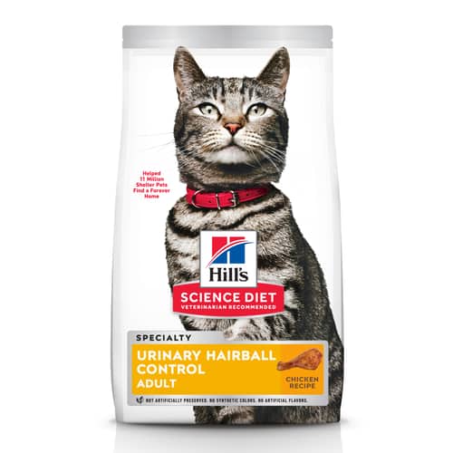 Cuidado Urinário e Controle de Bolas de Pelo para Gatos Adultos Packshot